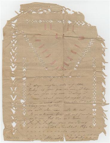 Second and final page of the letter.