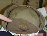 This US-design fur-lined pile cap was issued to most Australian soldiers and airmen
