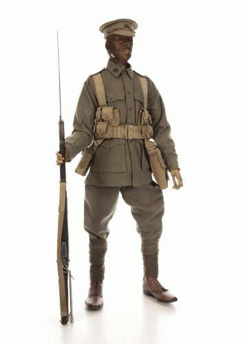 AIF soldier, 1915, Gallipoli gallery, 'Australia in the Great War' exhibition, AWM