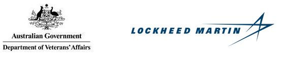 DVA and Lockheed logos