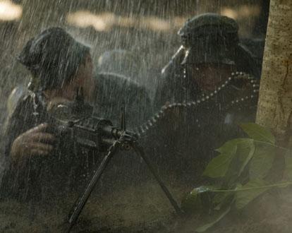Still from the Battle of Long Tan film
