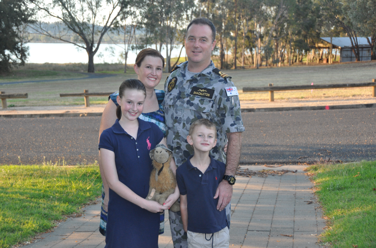 Ross Shackleton and family