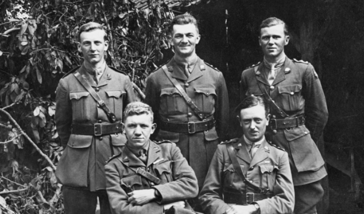 Portrait of a group of Anzacs