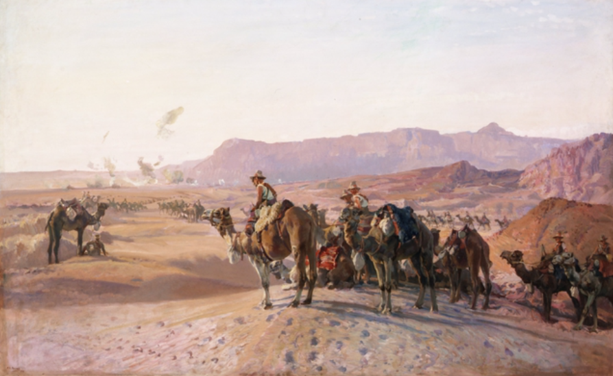 Imperial Camel Corps at Magdhaba