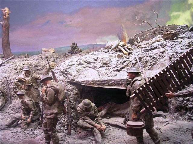 The Somme Winter diorama at the Memorial