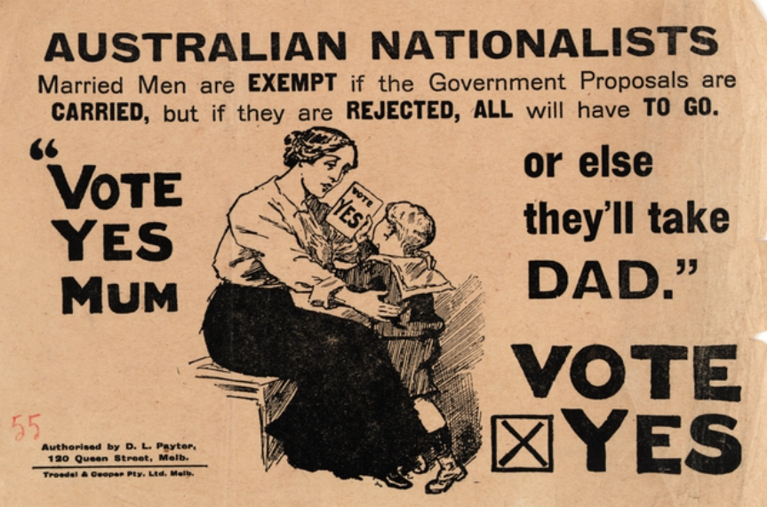 A pro-conscription leaflet