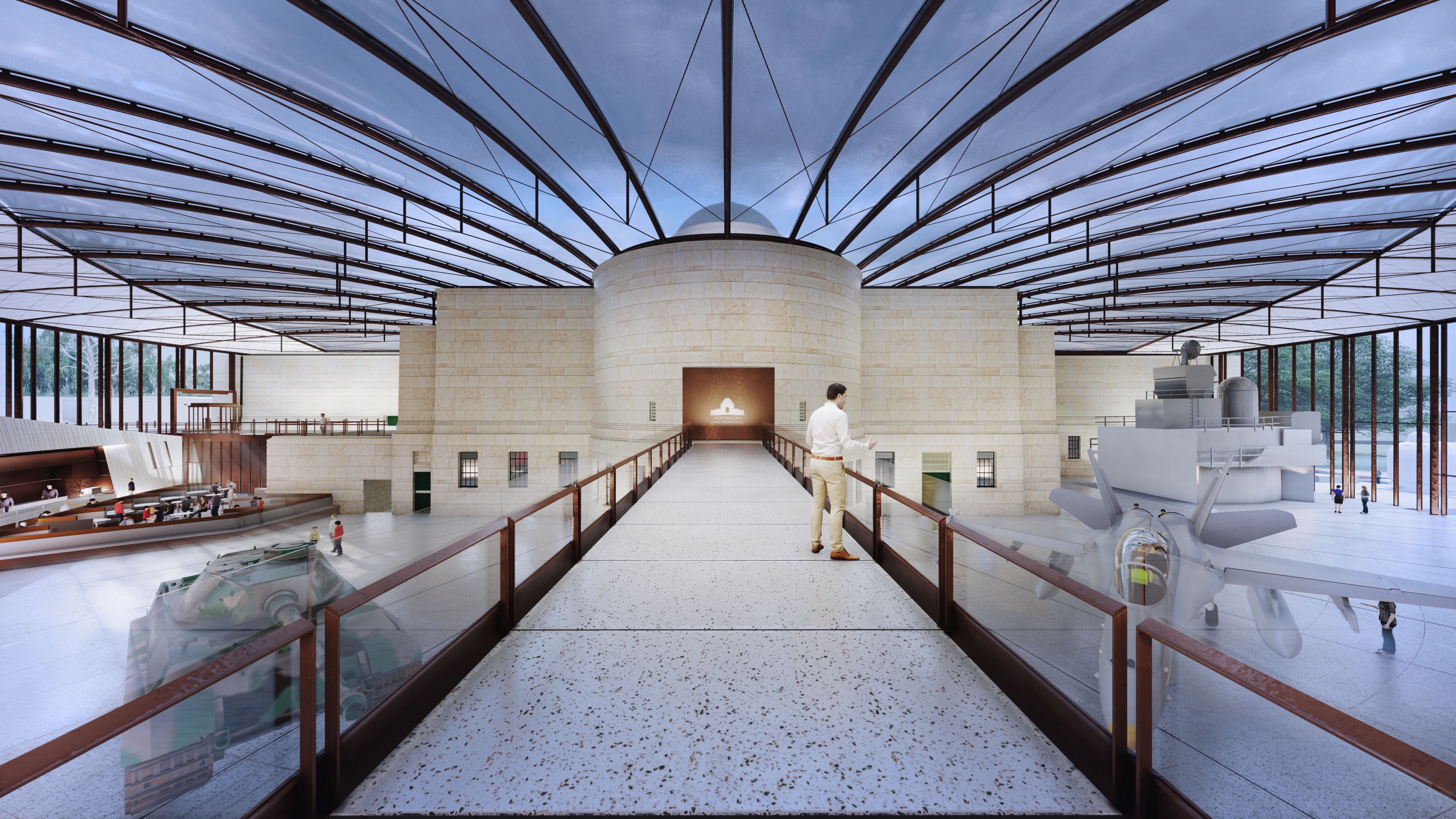 Anzac Atrium Artist impression.