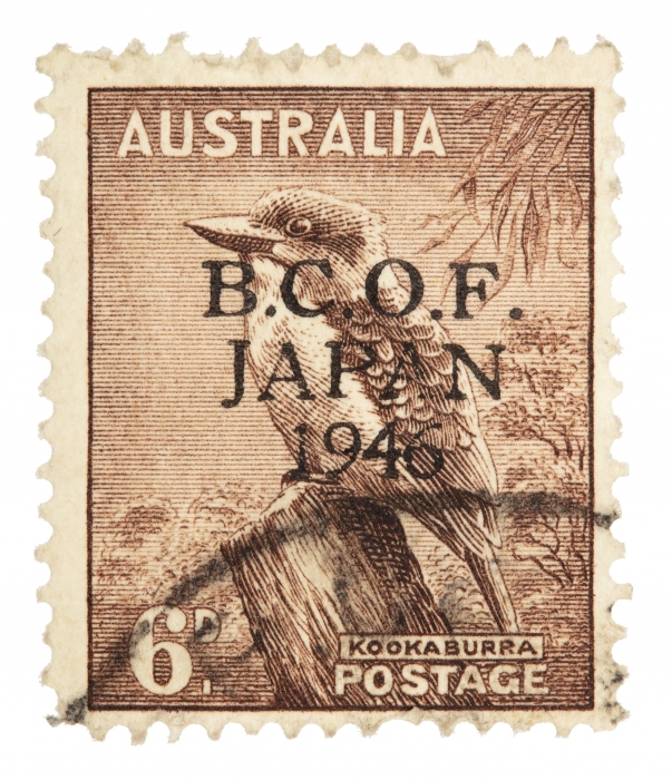 British Commonwealth Occupation Force (BCOF) stamp