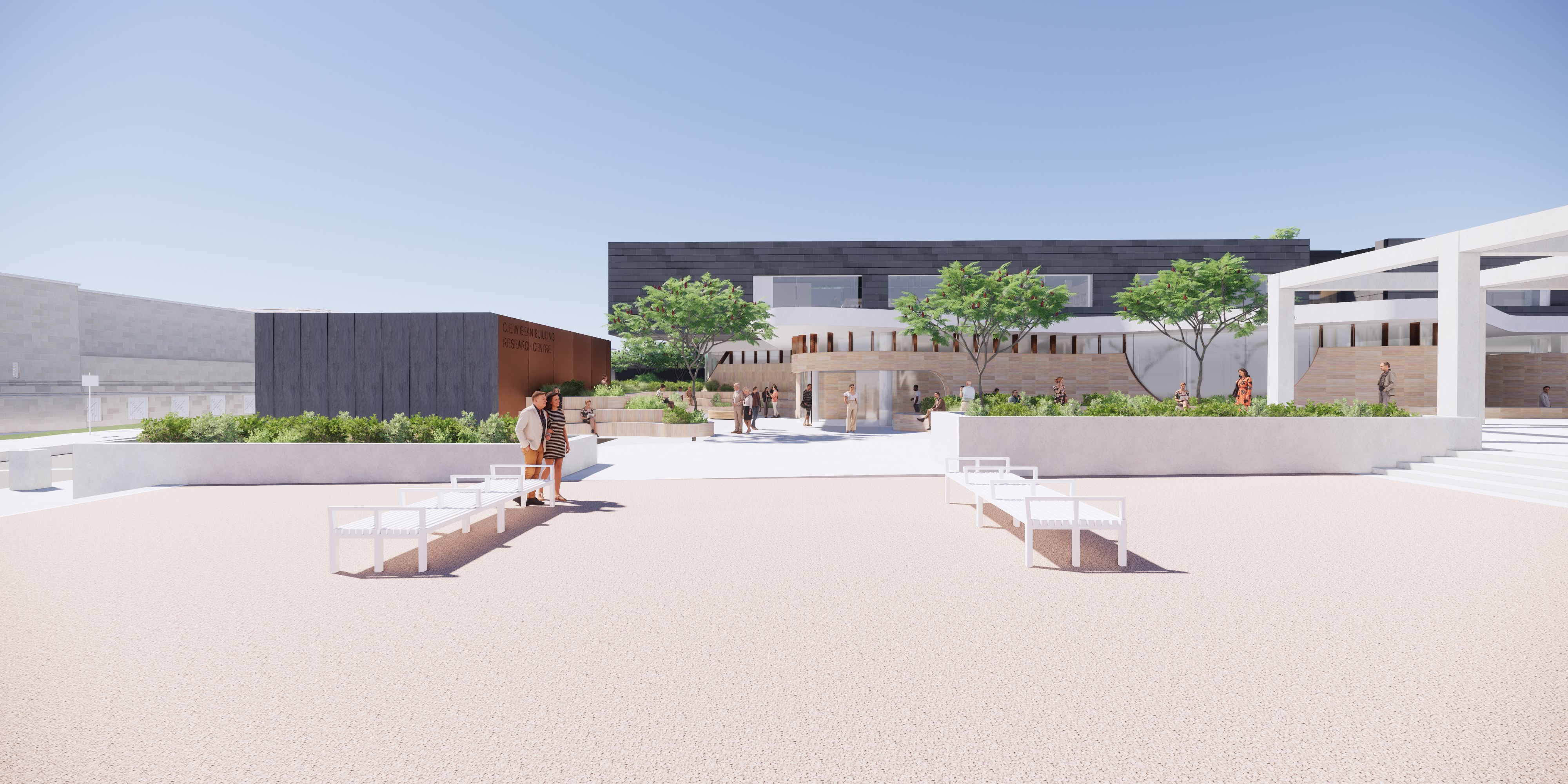Charles Bean Research Centre and CEW Bean Building. Artist impression.