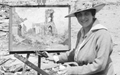 Artist Evelyn Chapman