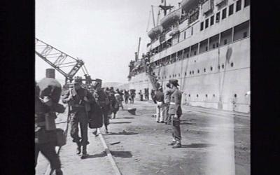 Image of disembarkation