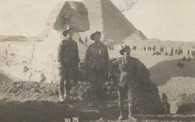 Then Lance Corporal Glasson in Egypt 1915
