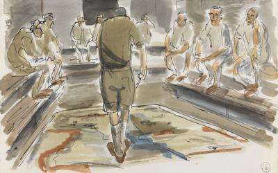 Recent donation of rare watercolours by John Brack