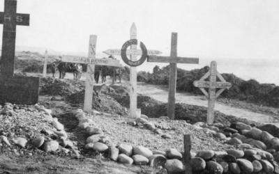 The Beach Cemetery 1915.