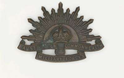 The Australian Imperial Force (AIF) badges 1914-1918