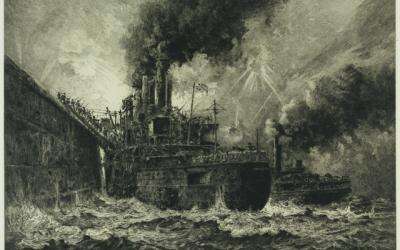 A short ferry ride to the war