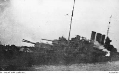 Canberra Sinking in the battle of Savo Island