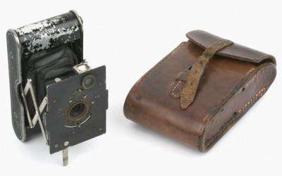 an old Kodak camera used in World War 1 by Wilfrid Selwyn Kent Hughes