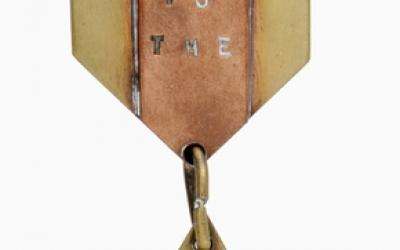 Trench art unofficial medal manufactured in Tobruk by Australian troops
