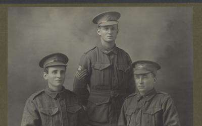 The Seabrook brothers: all three killed at Passchendaele