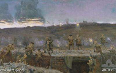 The battle of Messines