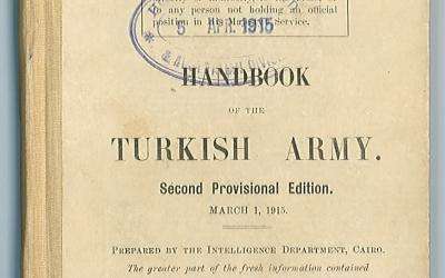 Handbook of the Turkish Army, 1 March 1915