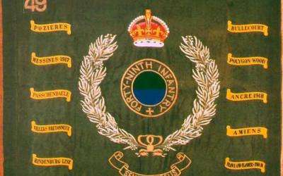 Conservation of the 49th Battalion Regimental Colours