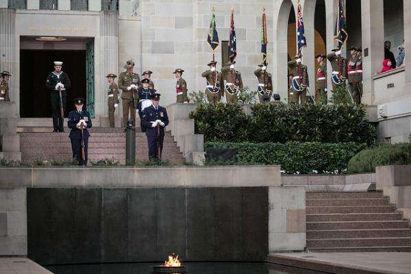 Last Post Ceremony at the Australian War Memorial