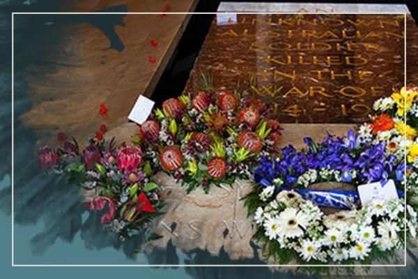 Wreaths on the Tomb of the Unknown Soldier