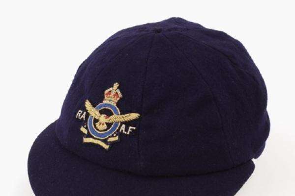 Keith Miller’s cricket cap of the RAAF XI, worn during matches in Britain in 1945.