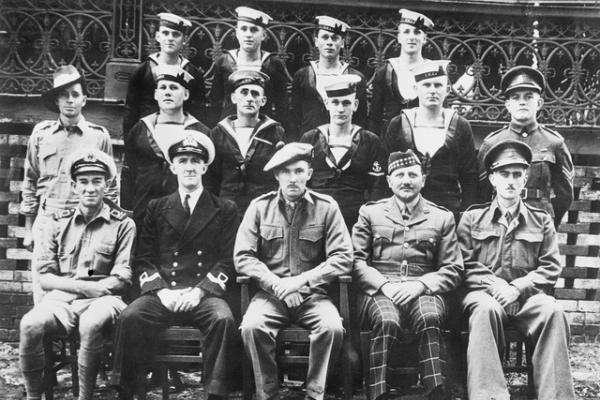 Group portrait taken after the completion of Operation Jaywick.  C43323