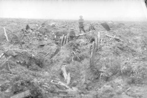 Australian soldiers at Messines in July 1917