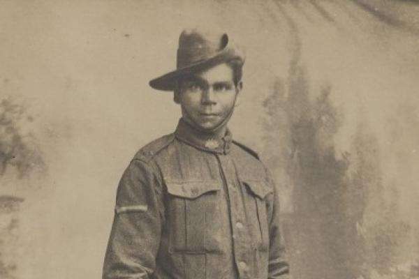 Charles Blackman an Aboriginal soldier