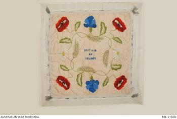 Embroidered French souvenir