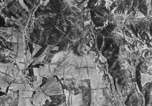 Aerial photograph of 120,000 Map Grid Reference Gallipoli 92 & 93, 1915