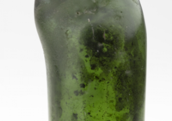 Glass bottle, atomic blast Hiroshima: William Patrick O'Keefe, Merchant Navy, HMAS Duntroon