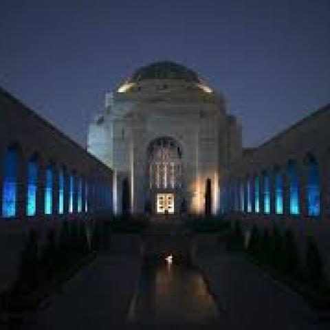 Australian War Memorial night