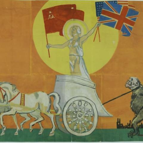 Soviet victory poster 