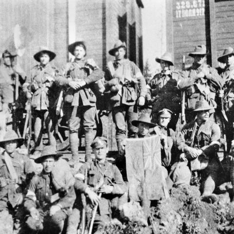 The Australian Section of the 201st Battalion, Machine Gun Corps, British North Russian Relief Force.
