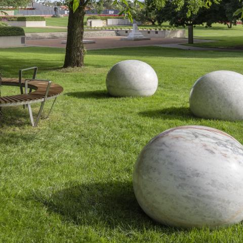 Sculpture For Every Drop Shed in Anguish at Australian War Memorial