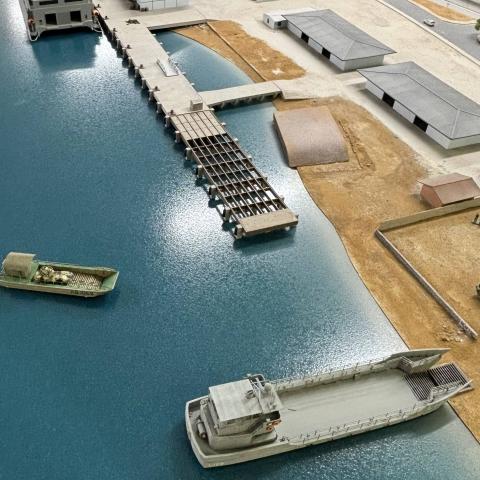 Diorama of INTERFET operation