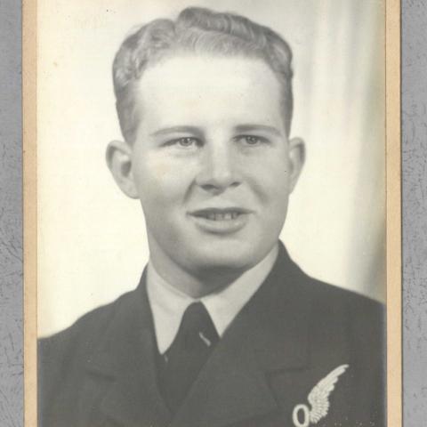 Flying Officer Charles Edward Suffren will be commemorated at the Last Post Ceremony on Monday 3 February 2025. Photo supplied by the veteran's family.