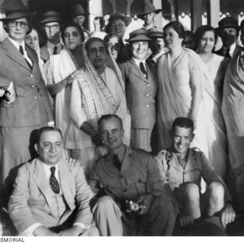 The Australian War Memorial will commemorate the service and sacrifice of East Devonport resident Private Keith Albert Lawler (seated, second from left) at the Last Post Ceremony on Saturday 3 May 2025. AWM P05003.028