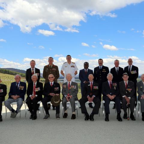 Veterans photographed for the 75th Anniversary of Kokoda and the Beachhead Battles