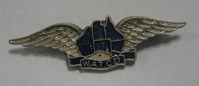 Lapel badge worn by members of the Women’s Air Training Corps REL37996