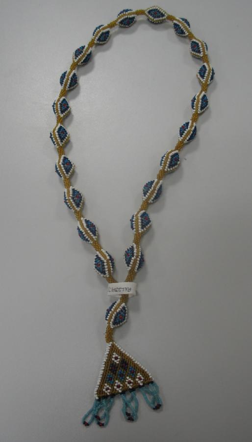 Beadwork necklace.