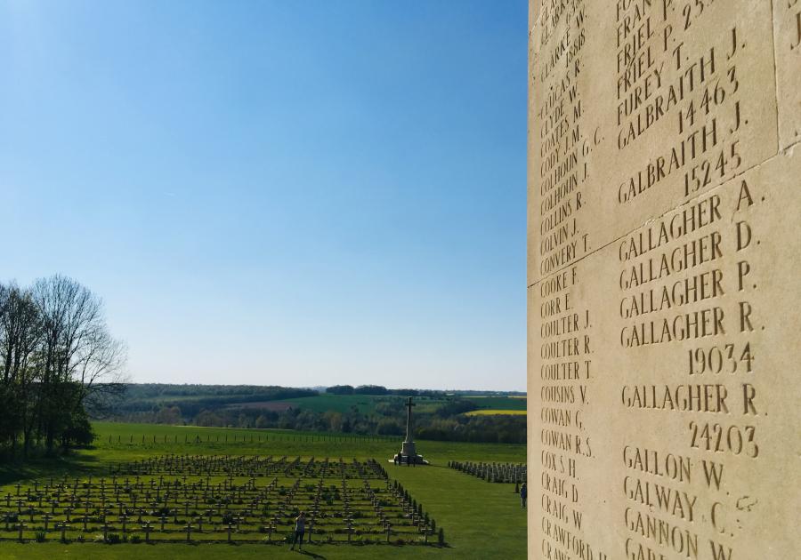 The Thiepval Memorial to the Missing of the Somme