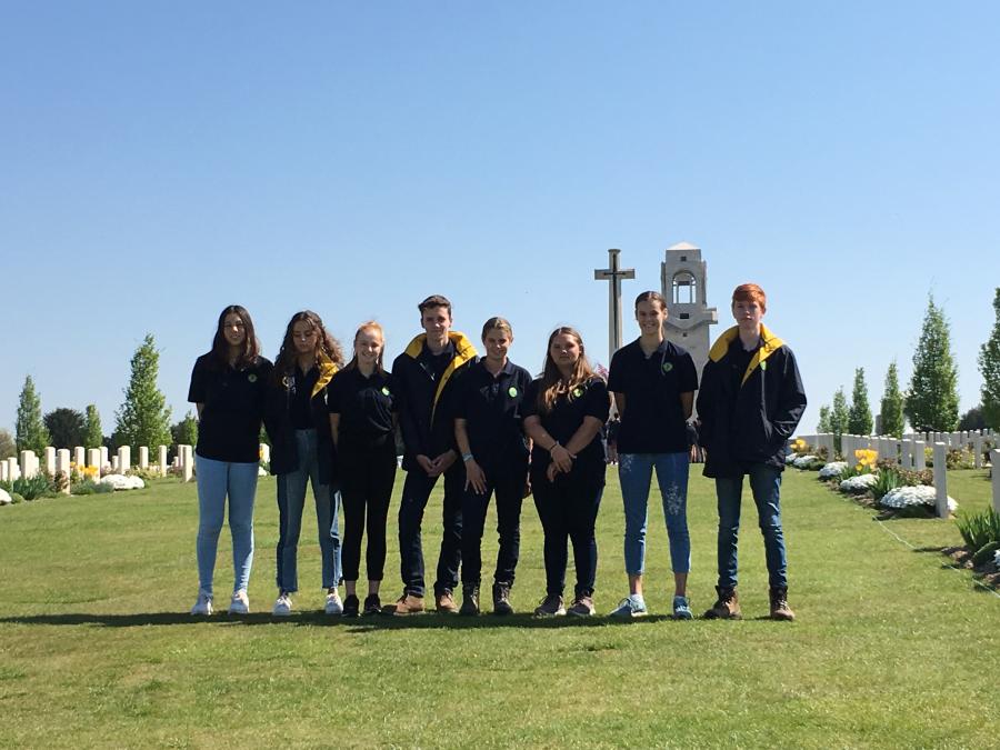 At the Australian National Memorial, Villers–Bretonneux.