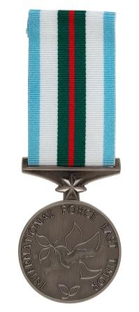 The International Force East Timor (INTERFET) medal.