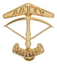 An AATTV hat badge.